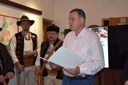 Wernisaż wystawy świątecznej